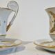 Paire de tasses litron d'époque Second Empire Décor impérial Napoléon Ier