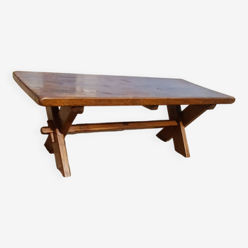 Old farm/monastery table XXL dimensions solid brutalist oak