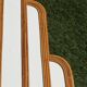 Miroir monumental Hollywood Regency tropical en canne de bambou, atr