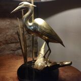 Brass table lamp