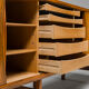 Large Rosewood Sideboard by Henning Kjaernulf for Bruno Hansen, 1950s