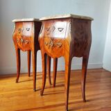 Pair of Louis XV style bedside tables