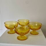 Set of 4 ice cream cups