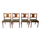 Quatre chaises danoises en teck