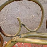 Rattan and bamboo cradle