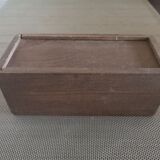 School pen tray in stained wood - 1960s/1970s