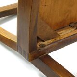 Antique Art Nouveau oak armchair, Austria or Germany circa 1910