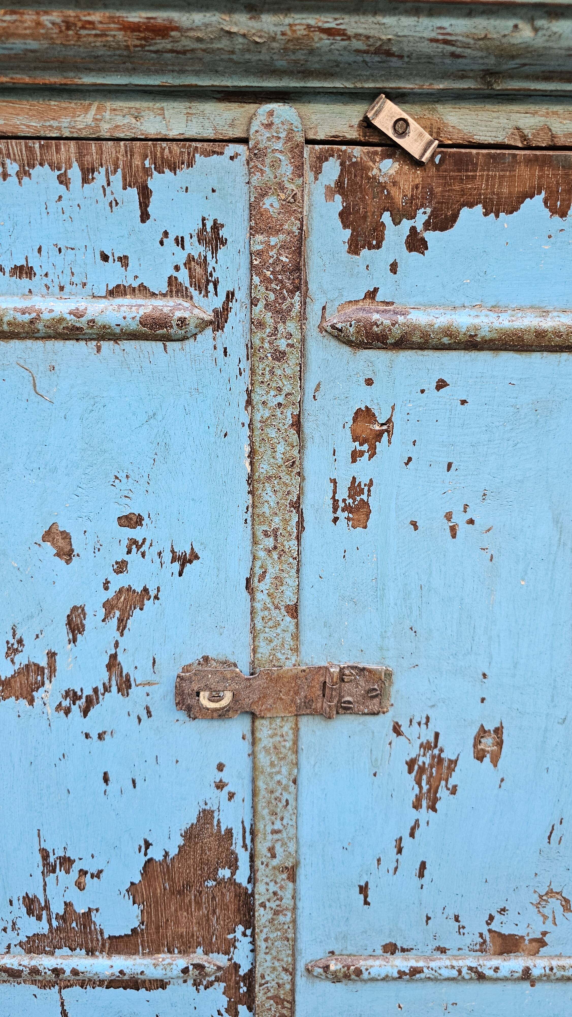 Antique tribal teak sideboard from Burma.