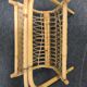 Vintage wicker paper or magazine rack