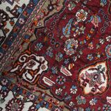 Handmade vintage Persian style Mahal rug 142cm x 204cm 1950s