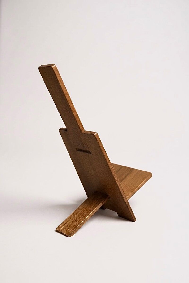 Brutalist minimalist armchair by Alain Gaubert, 1980s