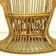 Vintage wicker lounge chair, italian 1950s