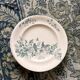 Lot 6 Plate Plates Faience Longwy Model Mignon