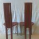4 Elena B leather chairs