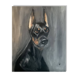 Royal Doberman Oil Painting