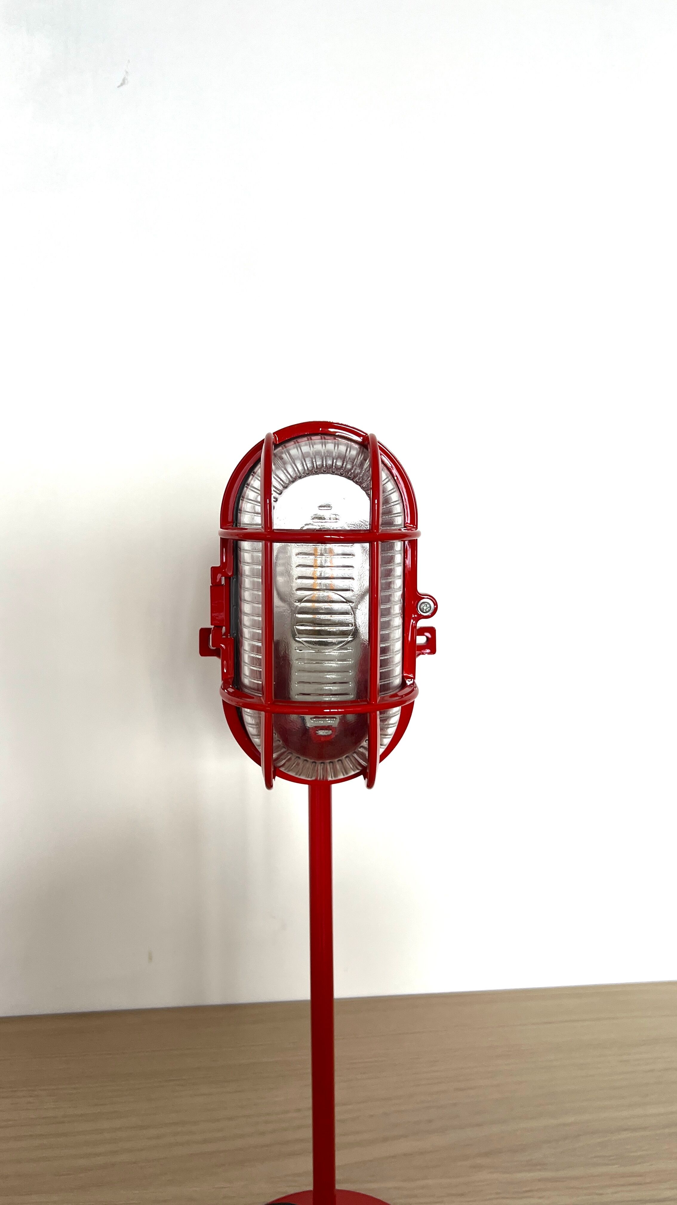 Bobbi lamp - rainbow collection - red - upcycling
