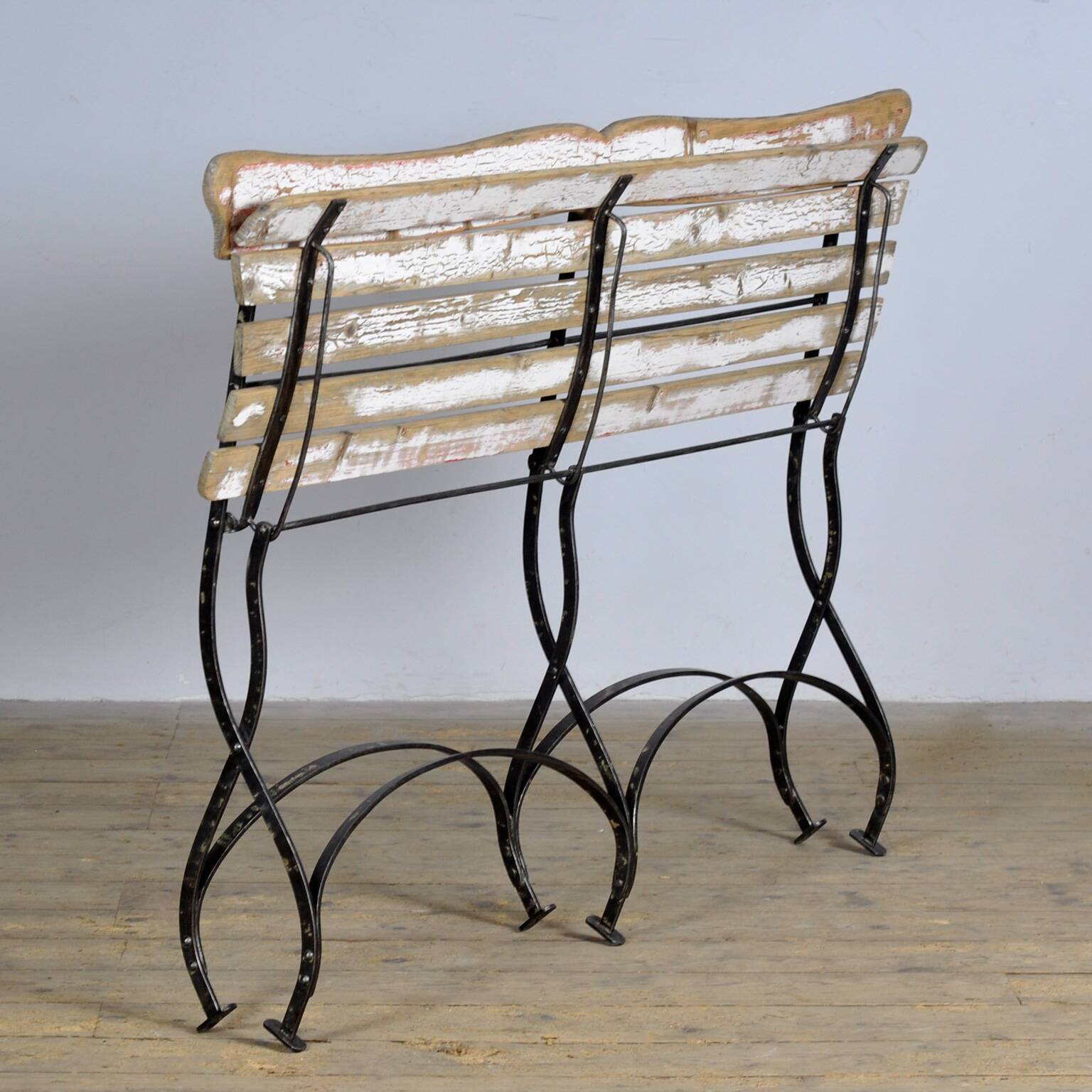 Folding bench, circa 1900