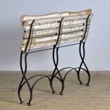 Folding bench, circa 1900