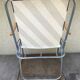 Old metal fold chair 1970