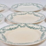 Set de 9 assiettes à dessert Longwy