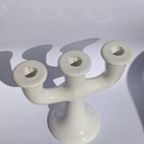 Vintage white Scandinavian chandelier