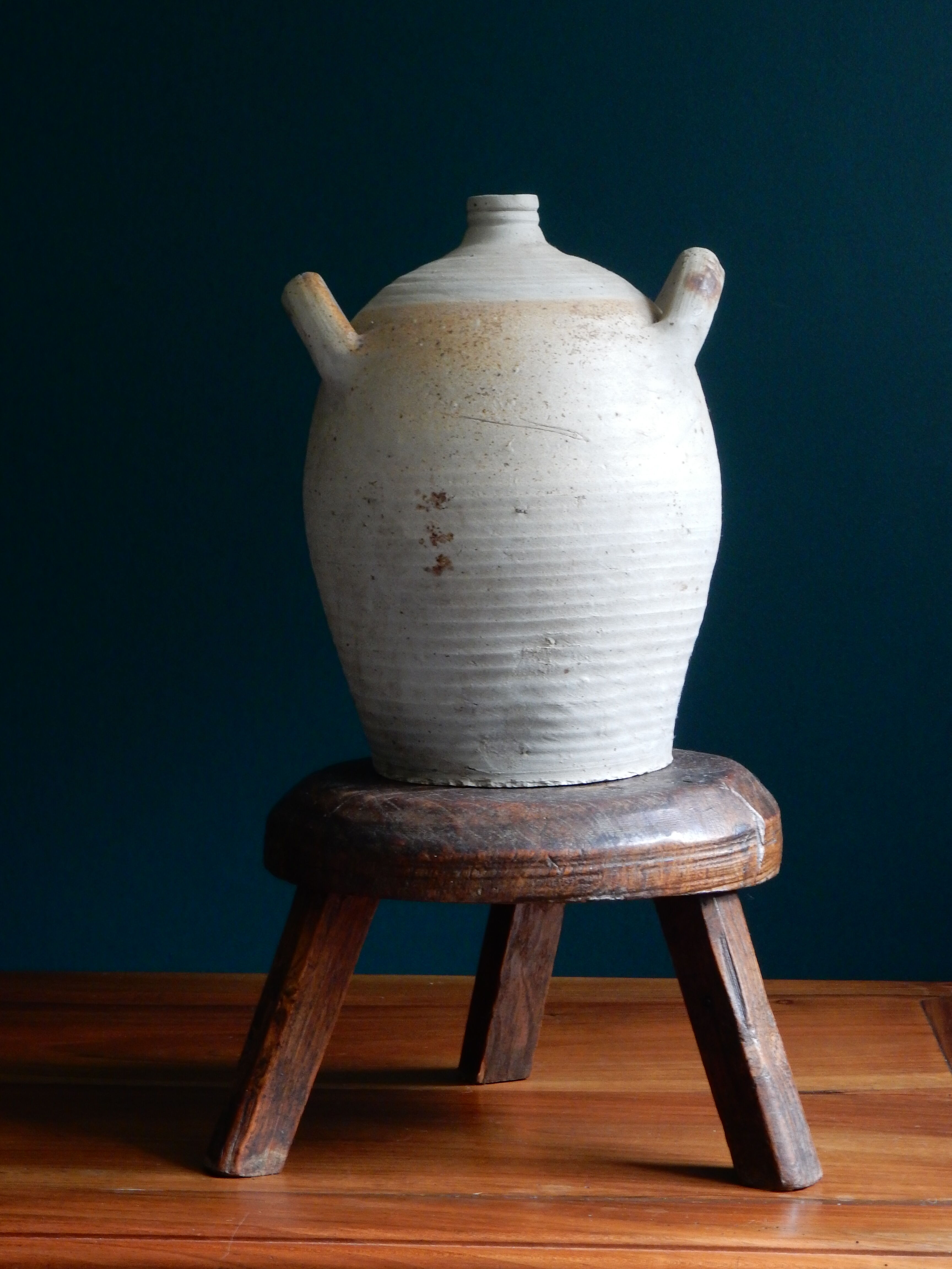 French sandstone canister / 27 cm