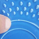 Set of 4 "rice grain" coffee cups by Geneviève Lethu