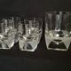 4 Rosenthal crystal whisky glasses + ice bucket + 2 shot glasses