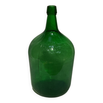 Lady -jeanne bottle dark green color - 6 liters