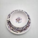 Sarreguemines Porcelain Tea Cup and Saucer