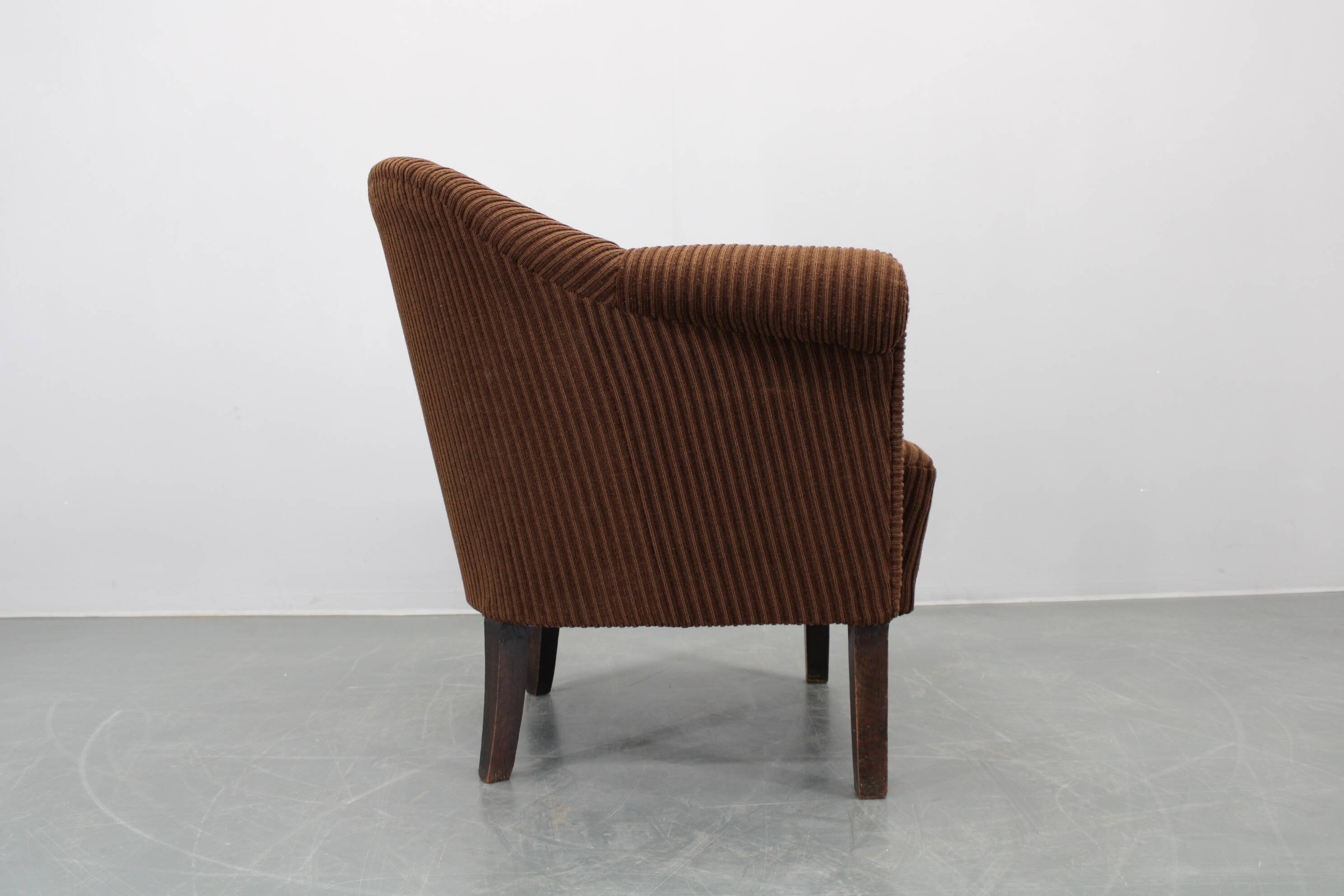 1940s Club Armchair, Czechoslovakia