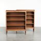 Set of two antique English bookcases/shelving units from the 19th century