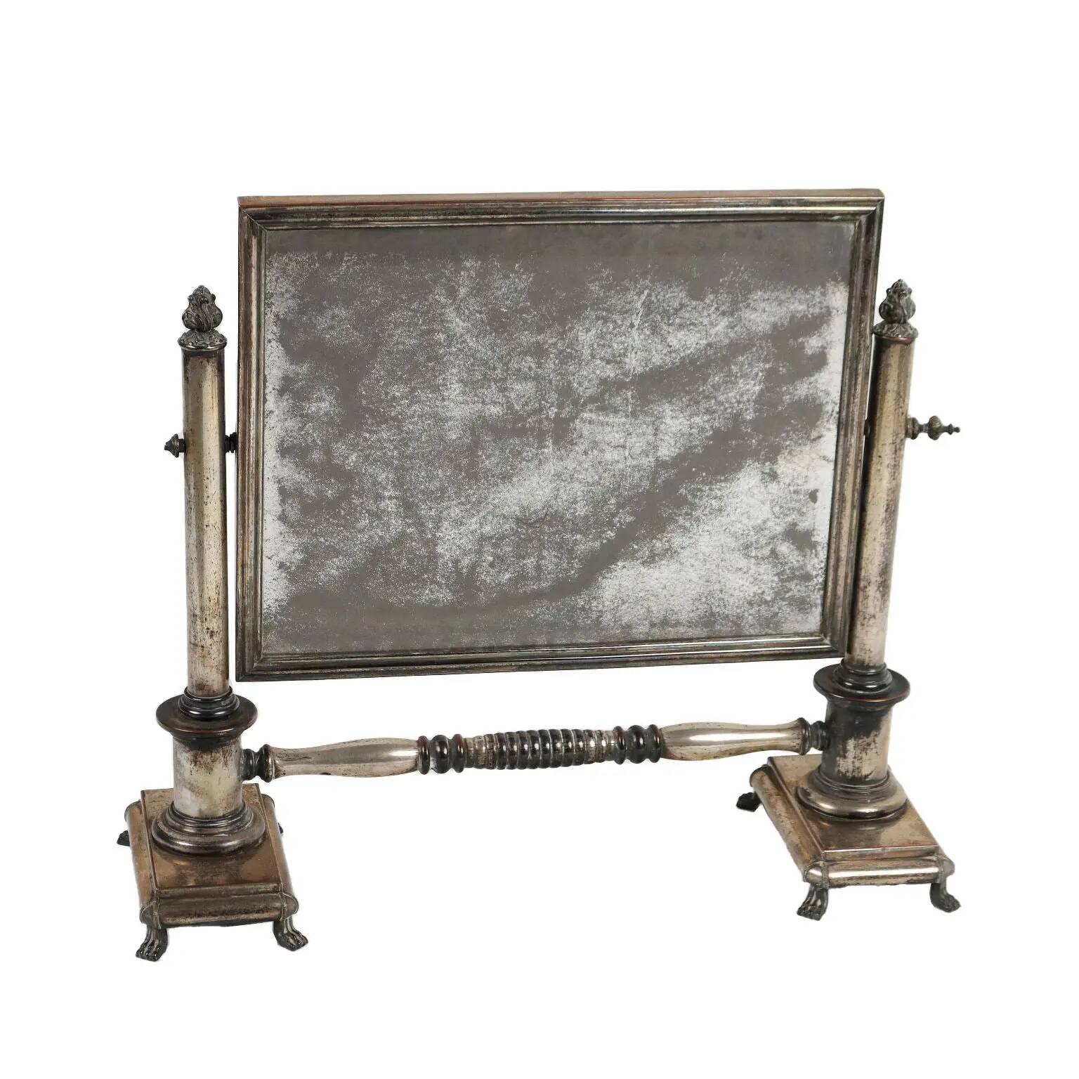 Silver-plated table mirror United Kingdom 19th Century