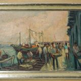 Navigateurs au port d'Arenys - Josep Martinez Romero
