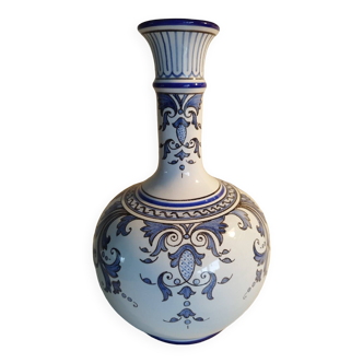 Vase soliflore faïencerie Montagnon Nevers