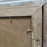 Old painting bouquet of anemones