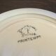 Vintage plates 50's blue