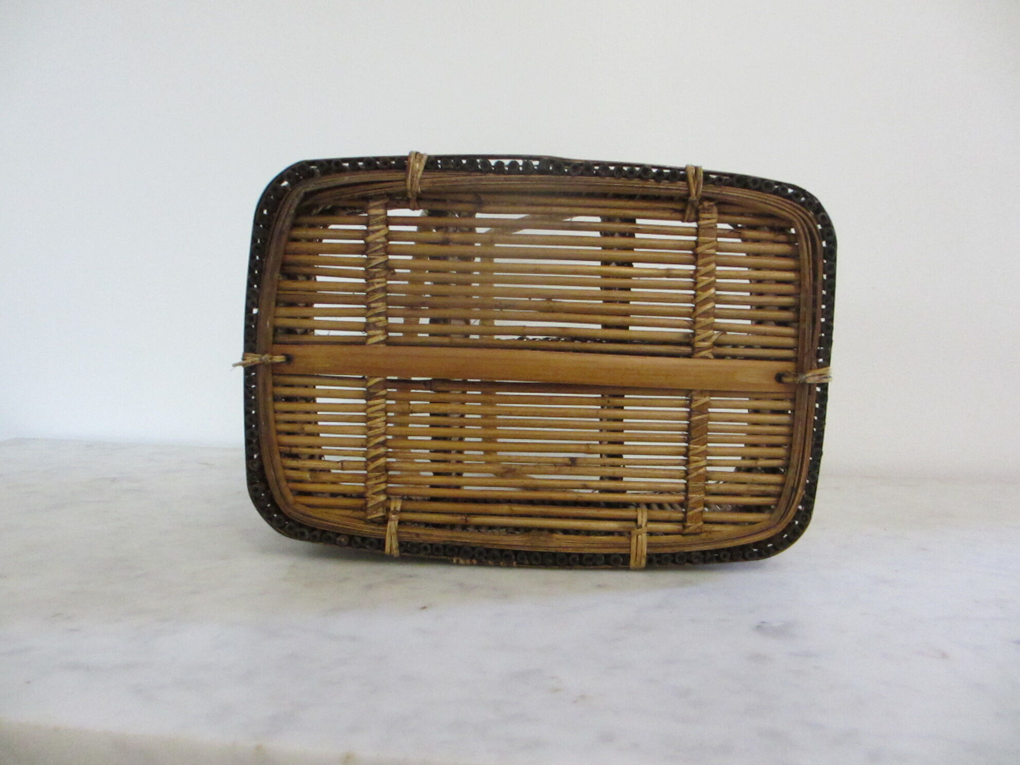 Rattan glass holders