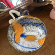 Pichet vase opaline