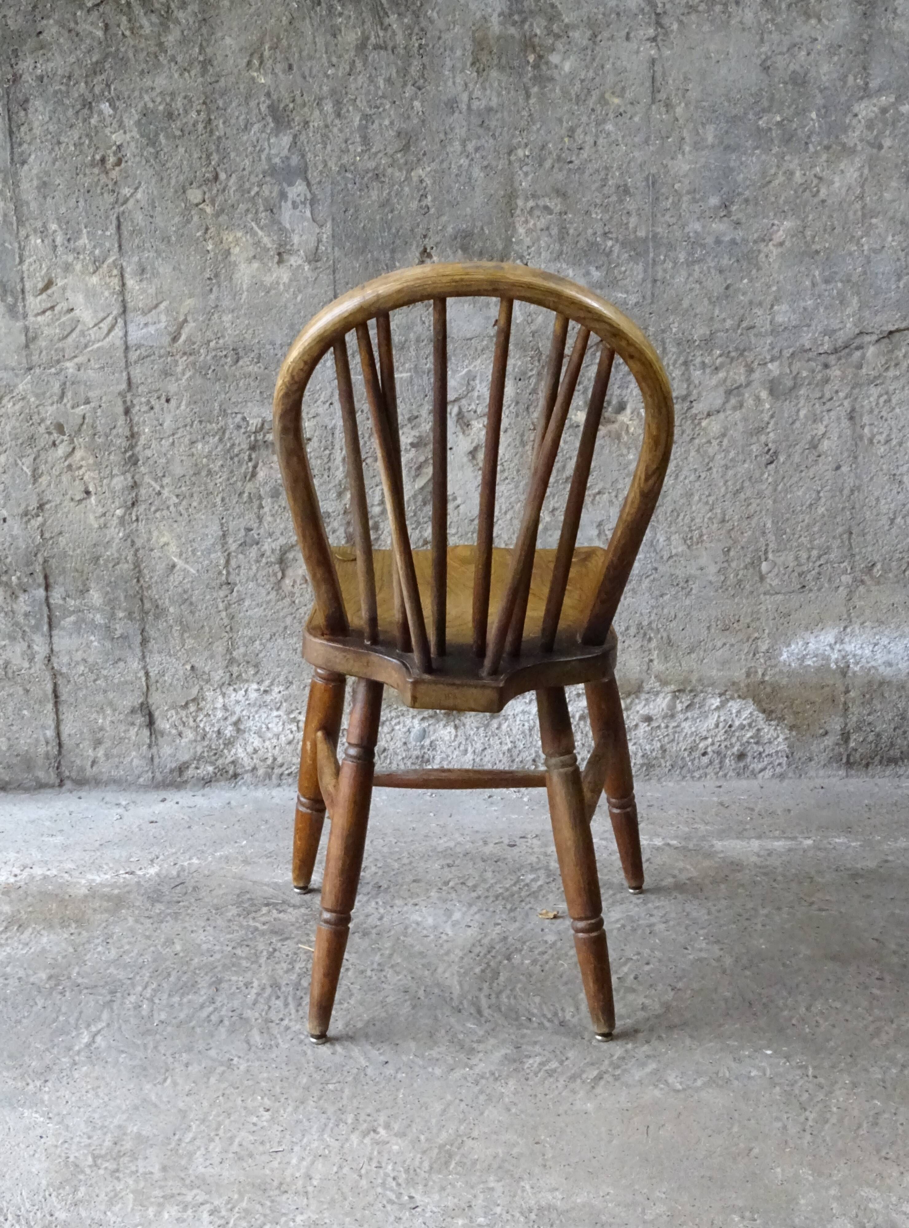 Windsor chair circa 1920 England, stamp