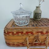 Sucrier en verre transparent