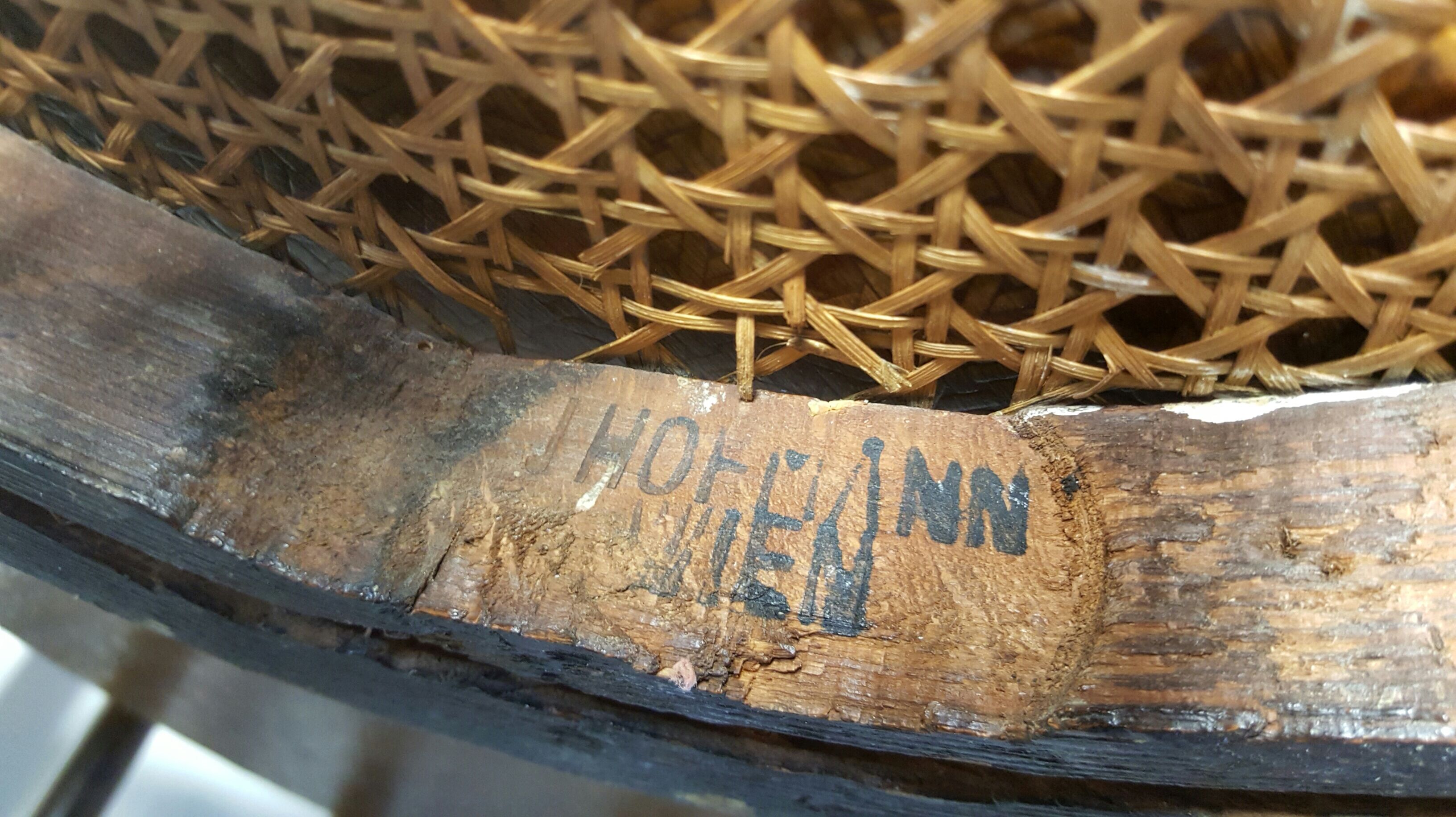 Josef Hoffman Cane Chair 1900