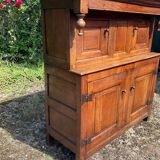 Old 18th century 2-part solid oak dresser