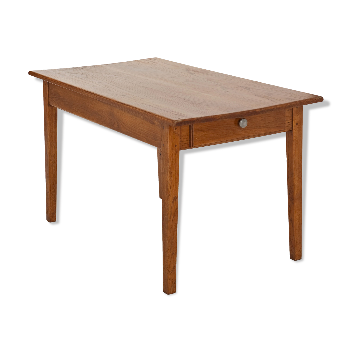 Kitchen table with 2 drawers 130cm farmhouse style 1950