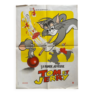 Original cinema poster "The Merry Round of Tom and Jerry" 60x80cm 1969