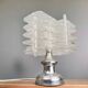 Lampe de table moderne en acrylique transparent du siècle hollandais, 1960s