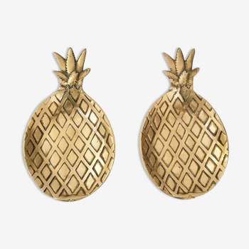 Pair of vintage pineapple pocket holders 1970