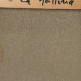 Oil painting on canvas "The Farm" Franco Prayer (1924) 60x50 cm