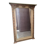 Mirror in wood and polychrome stucco 74x105cm