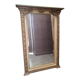 Miroir en bois et stuc polychrome 74x105cm